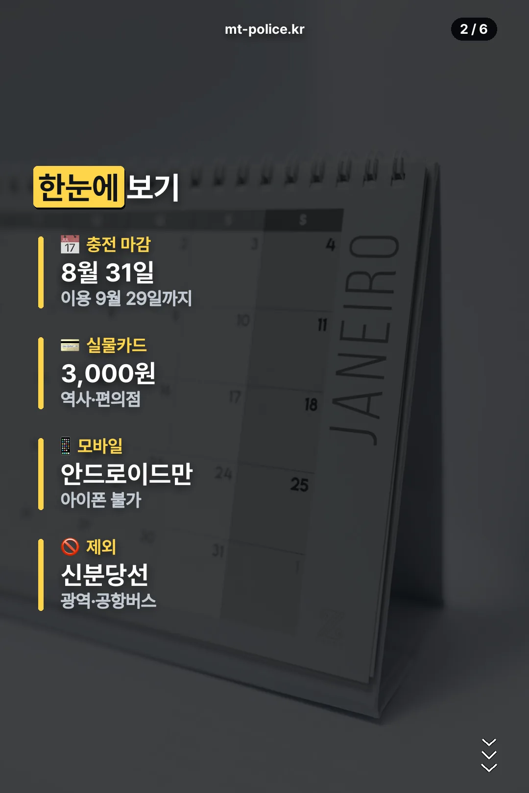 핵심 일정 요약