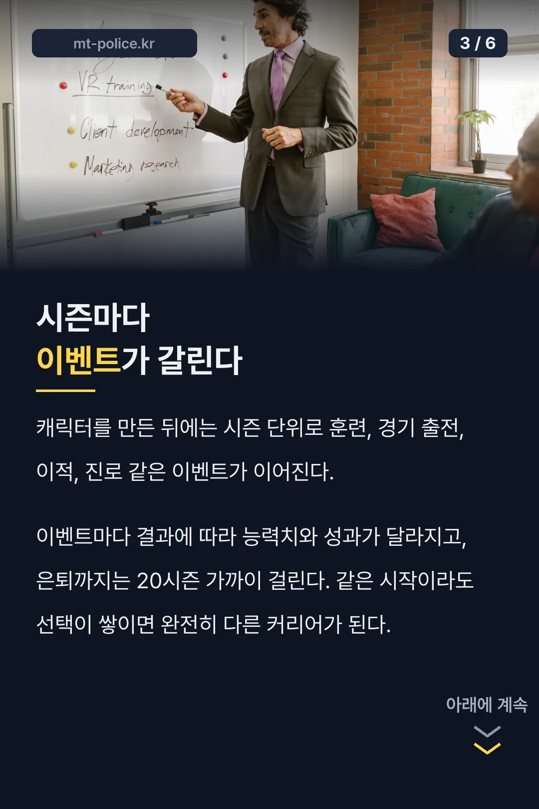 시즌별 진행 방식