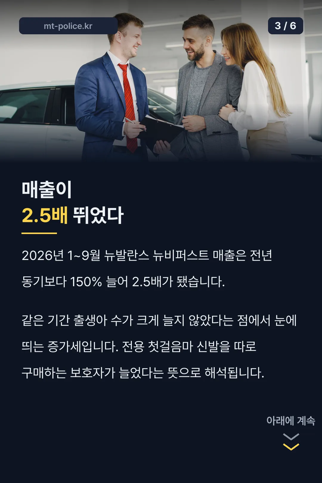 뉴발란스 뉴비퍼스트 매출이 2.5배 뛰었다
